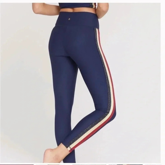 Spiritual Gangster striped sparkle legging Size Small - Picture 1 of 5